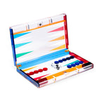 Modern Acrylic Backgammon Set