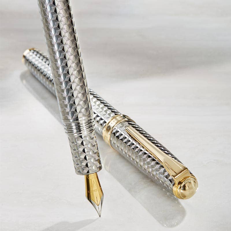 True Writer® 20th Anniversary Guilloche Herringbone Fountain Pen