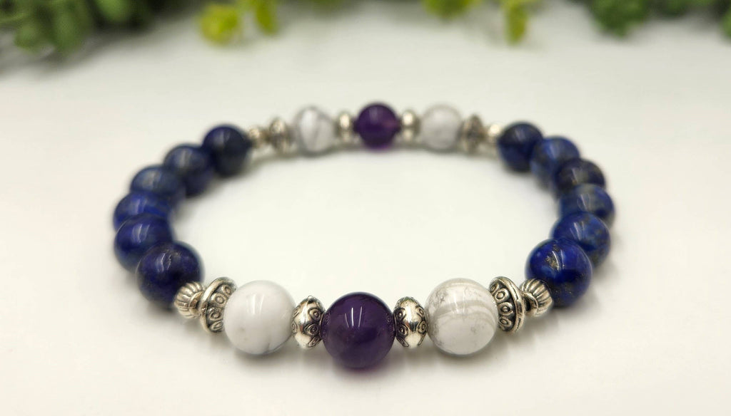 Mental Clarity Gemstone Intention Bracelet