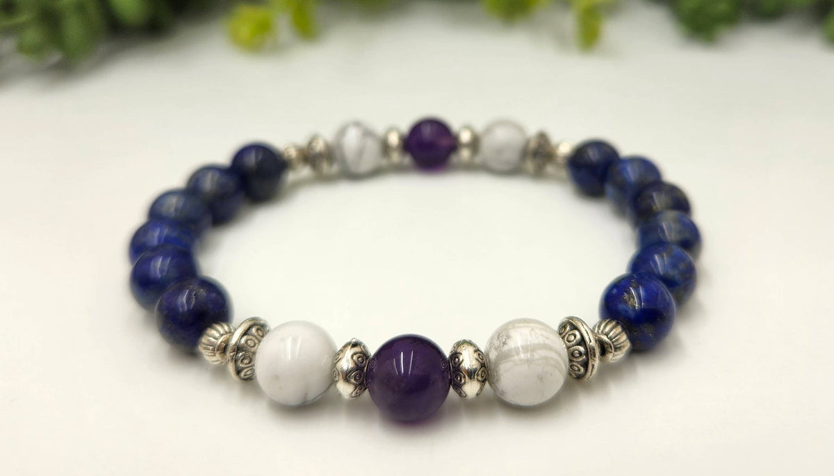 Mental Clarity Gemstone Intention Bracelet