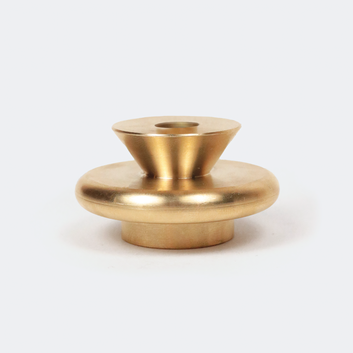 XS Solid Brass Slim Candle Holder