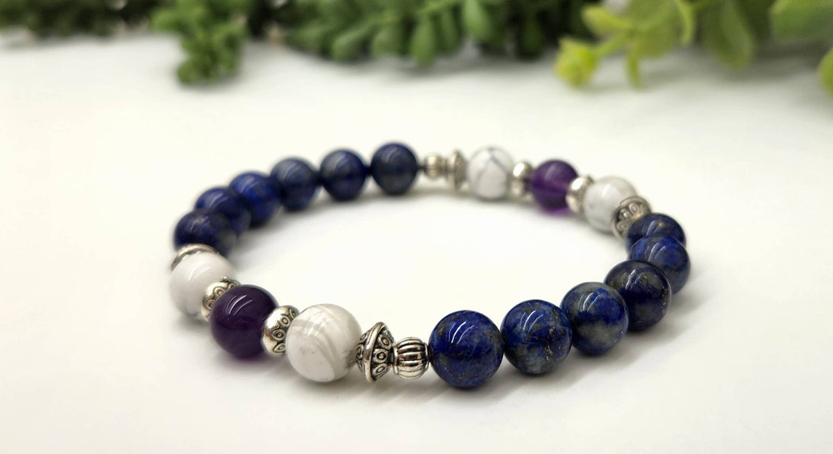 Mental Clarity Gemstone Intention Bracelet