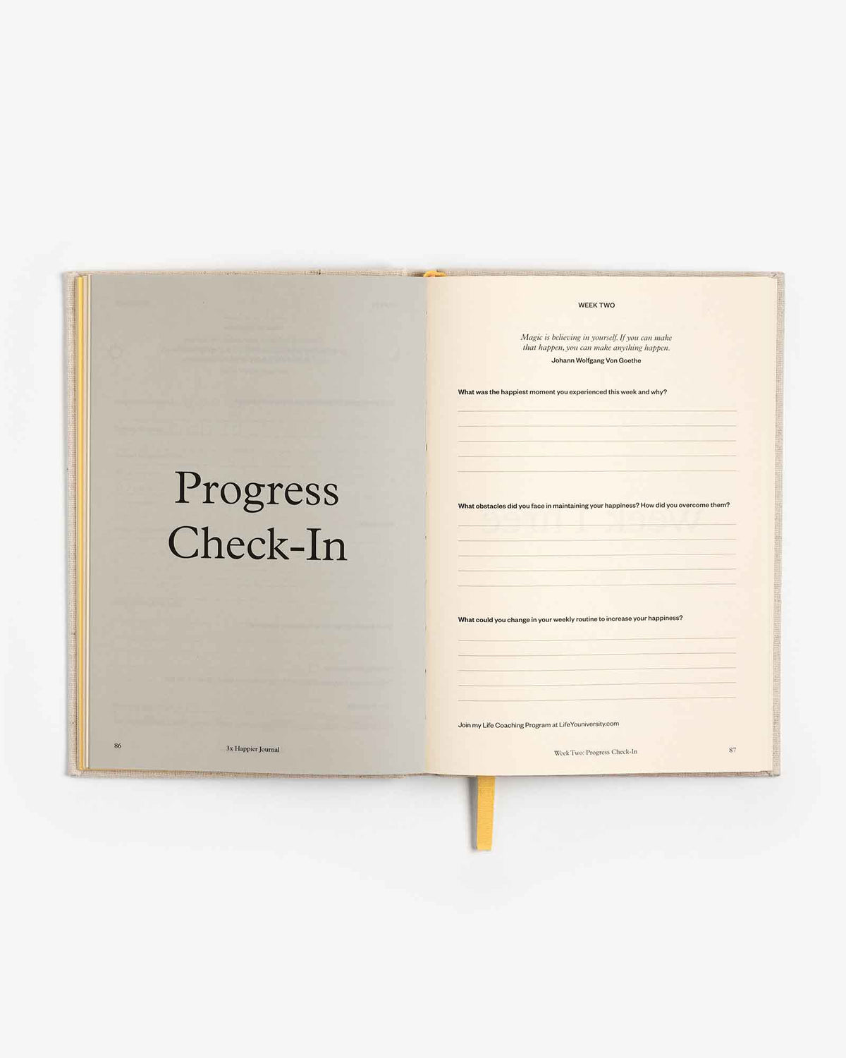 3x Happier Journal | Guided Mental Wellness Journal