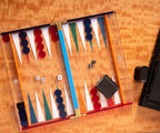 Modern Acrylic Backgammon Set