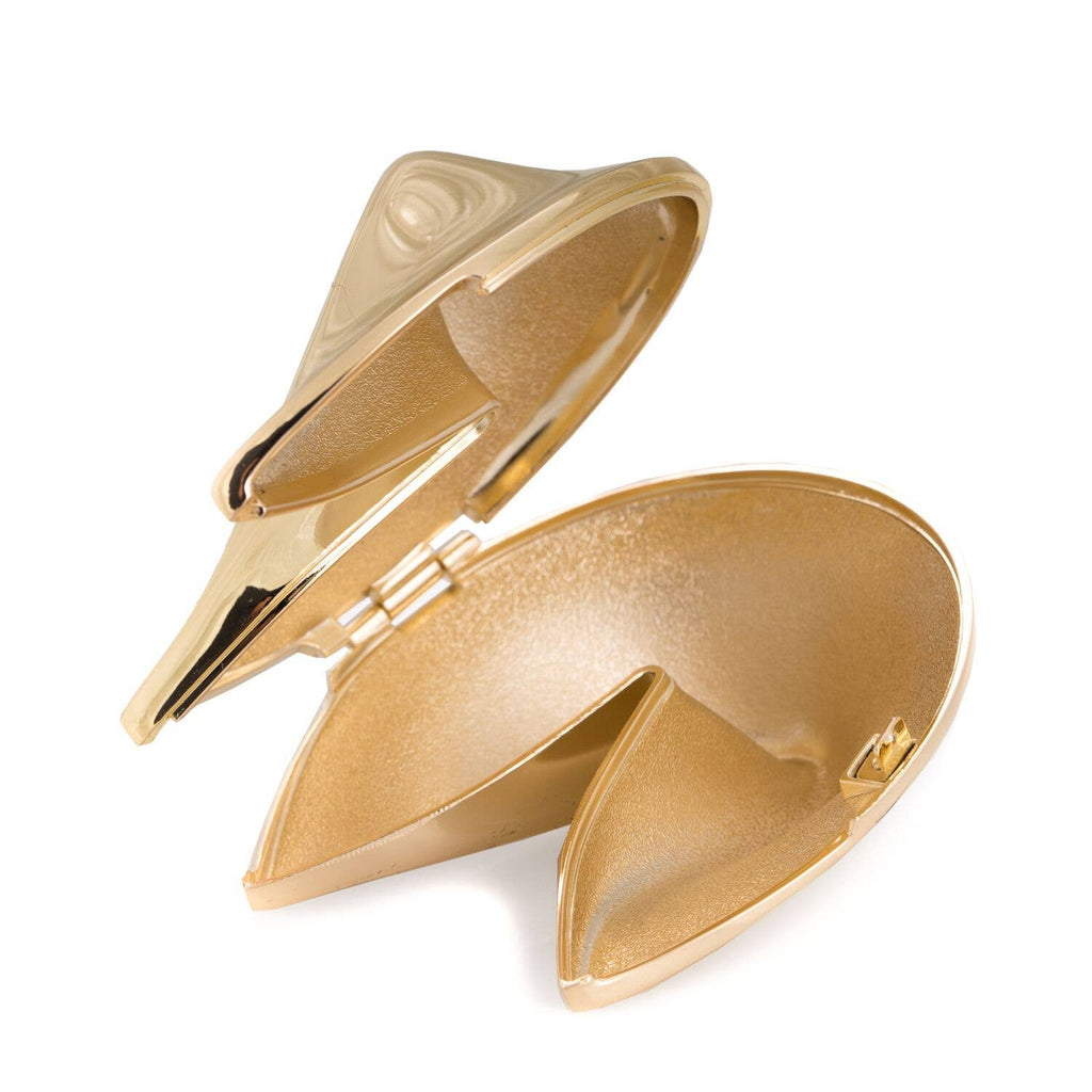Lucky Gold or Silver Plated Fortune Cookie Keepsake: Gold