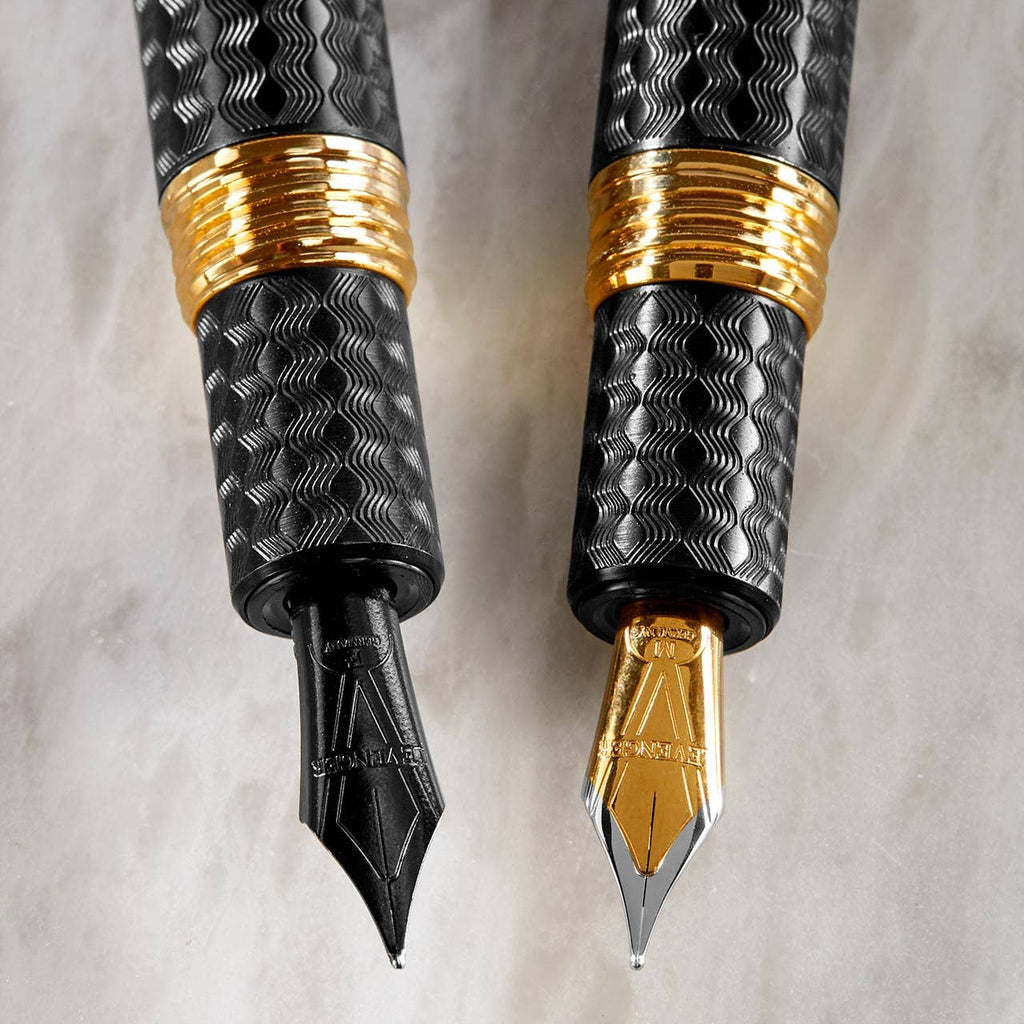 True Writer® Create Herringbone Midnight Black Fountain Pen