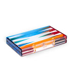 Modern Acrylic Backgammon Set