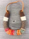 Up-cycled LUCKY horseshoe - Desert Horizon