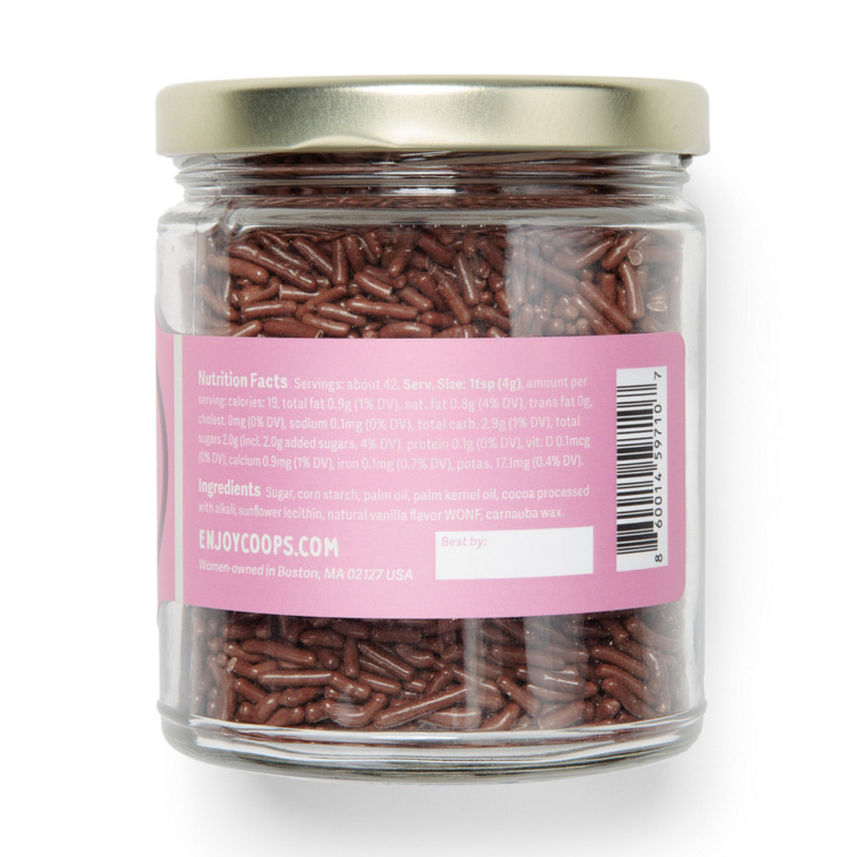 Coop's All-Natural Rich Chocolate Sprinkles