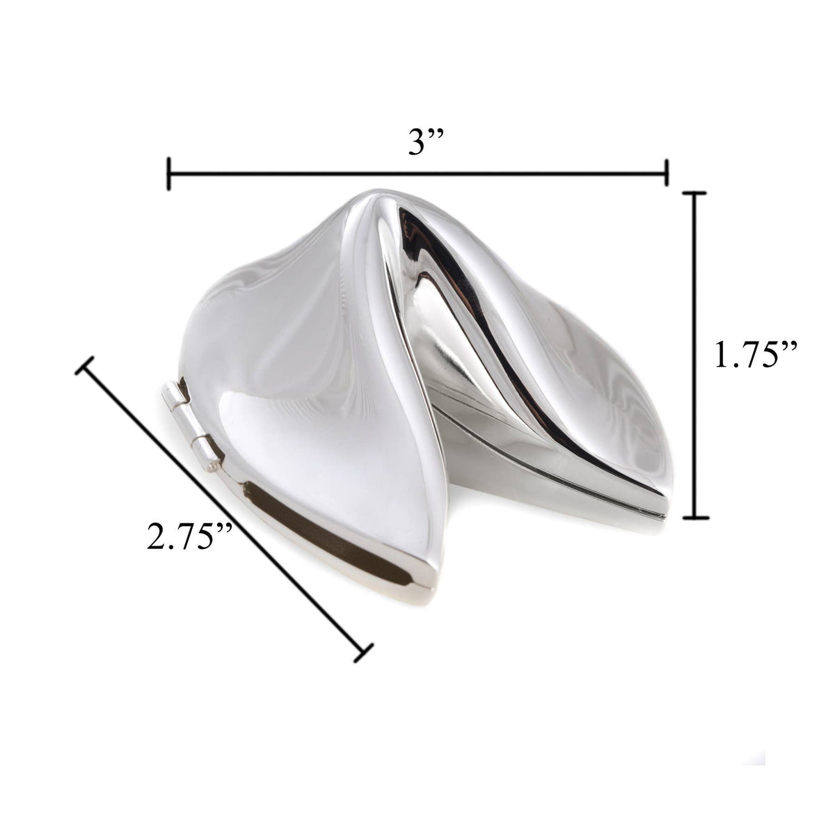 Lucky Gold or Silver Plated Fortune Cookie Keepsake: Gold