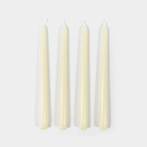 10" Hand-Poured Taper Candles (Pack of 4)