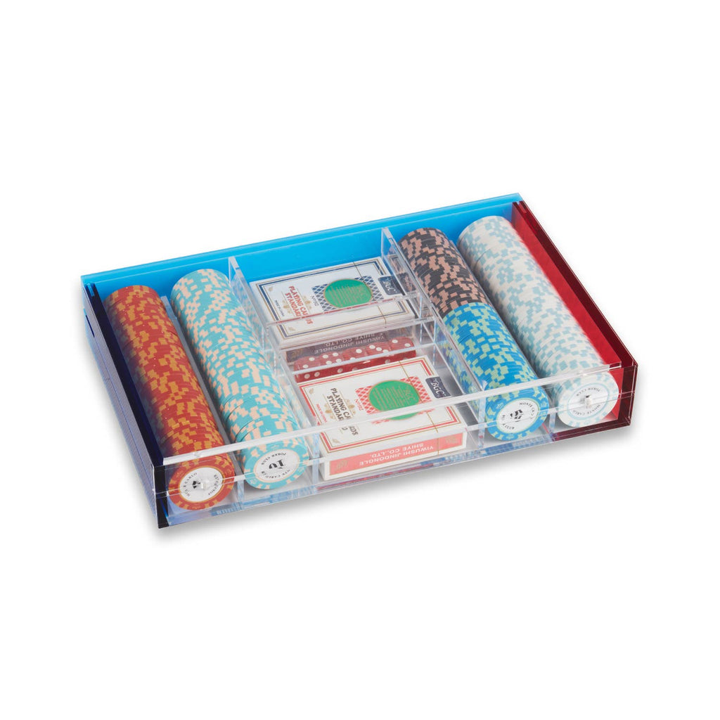 Dylan Acrylic Poker Set with 200 Casino Grade Chips