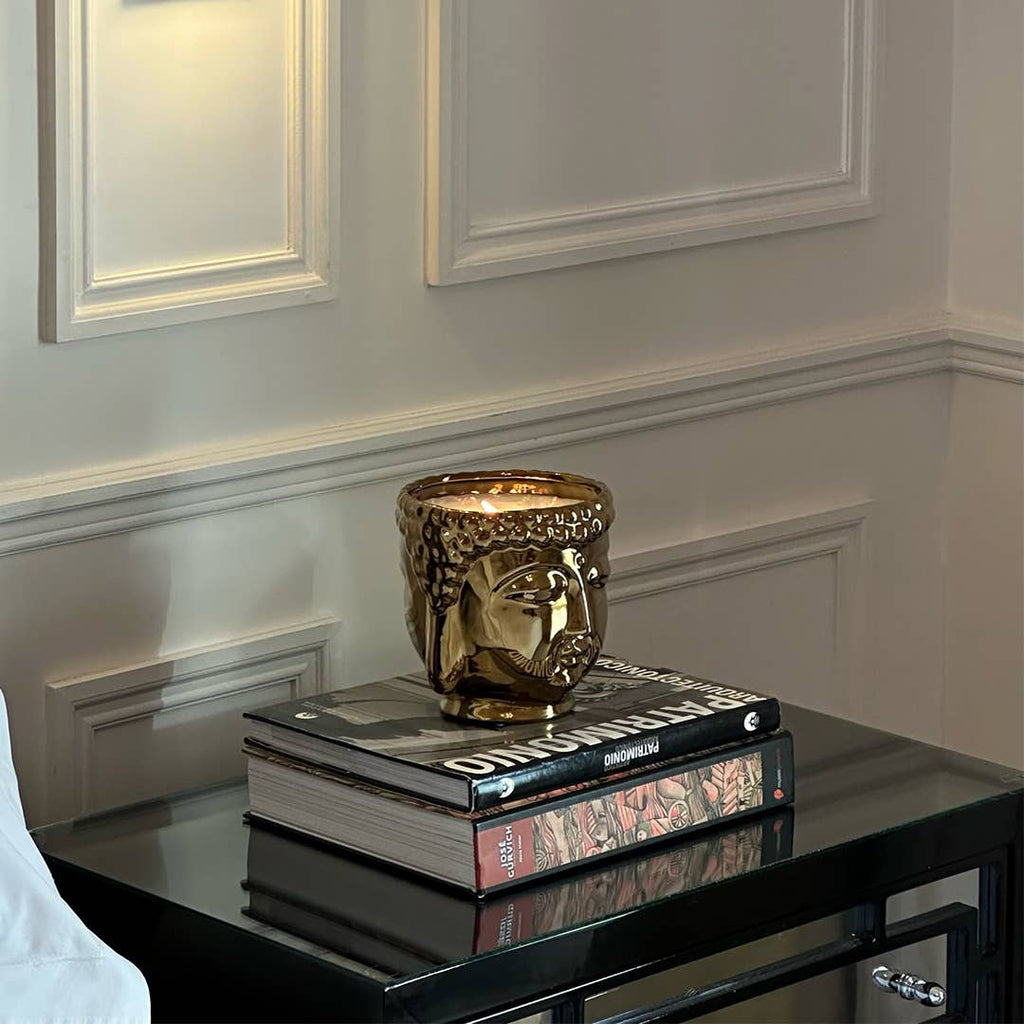 Gold Buddha Palo Santo Candle