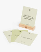 Mindful Affirmations: Health & Well-being (with Wooden Stand)