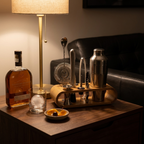 Kiyo Home 10-Piece Cocktail Bar Tool Set with Bamboo Stand