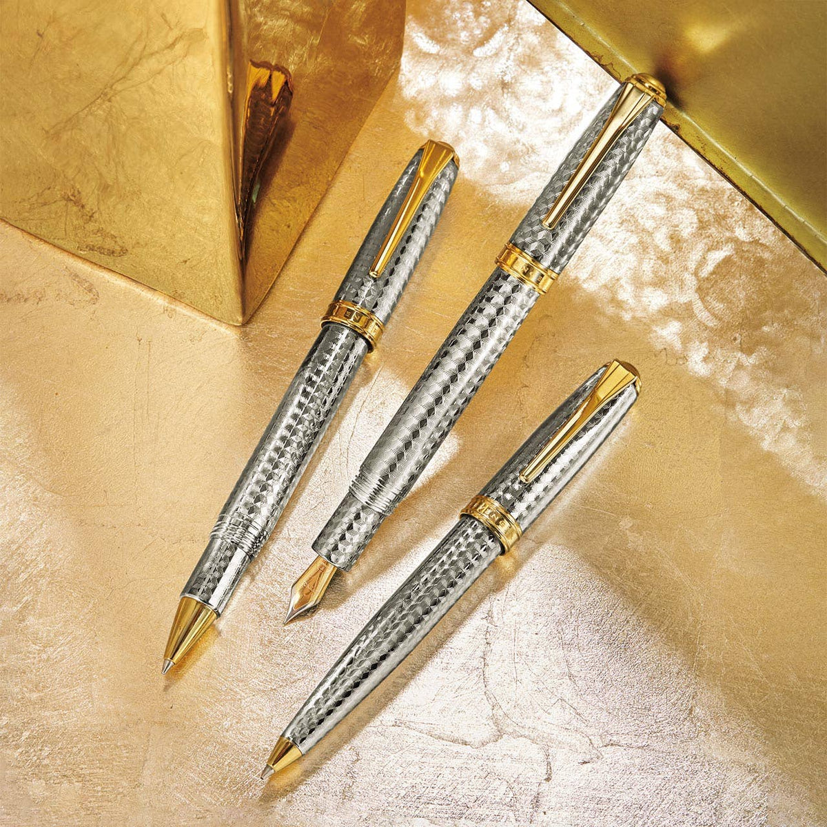 True Writer® 20th Anniversary Guilloche Herringbone Fountain Pen