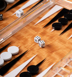 Modern Acrylic Backgammon Set