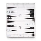 Modern Acrylic Backgammon Set