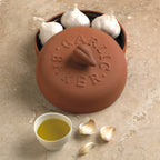 Classic Terra Cotta Garlic Baker & Roaster