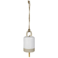 Cielo Bell, Ceramic.  10” jute hanger