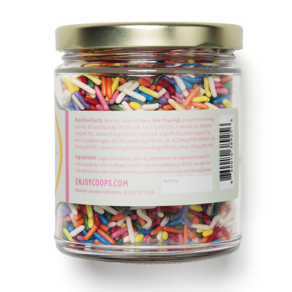 Coop's All-Natural Rainbow Sprinkles