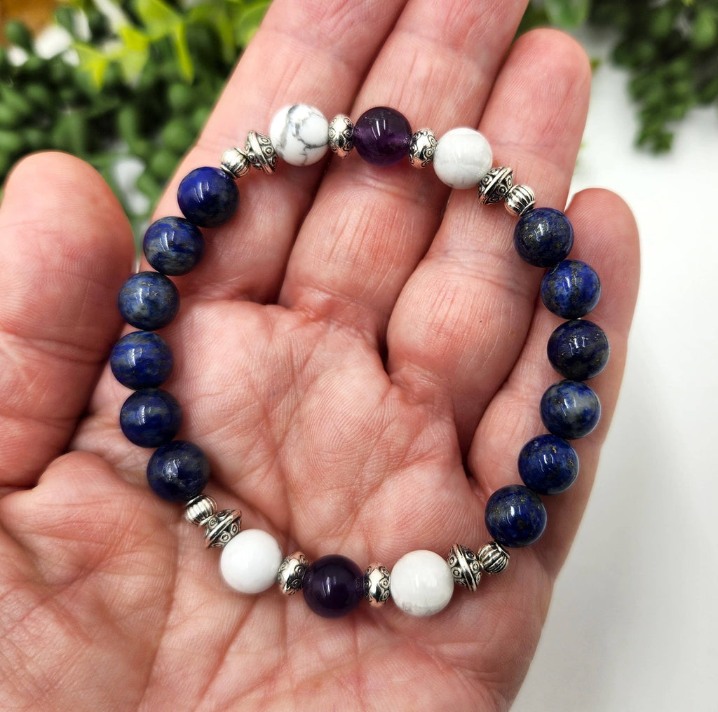 Mental Clarity Gemstone Intention Bracelet