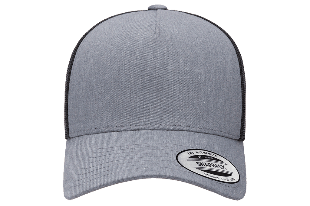 Yupoong 6506T 5-Panel Retro Trucker Hat, Baseball Cap with Mesh Back, 2-Tone Colors - YP Classics®
