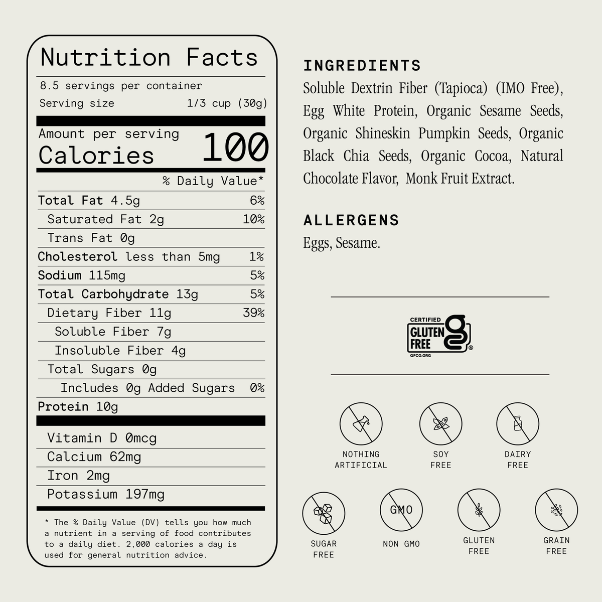 ProGranola® Chocolate Cluster 9oz