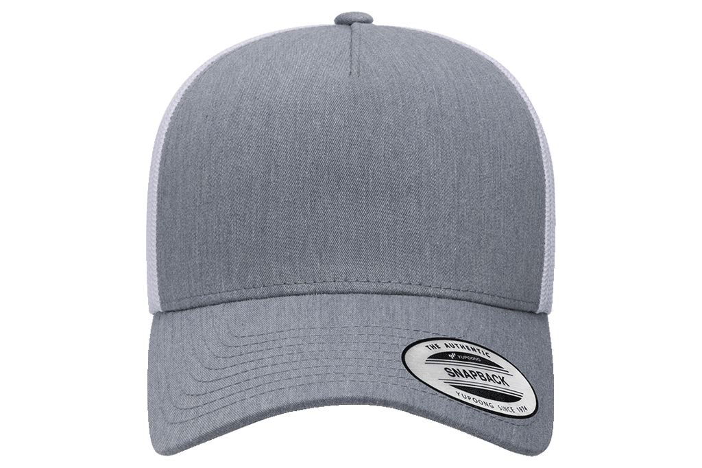 Yupoong 6506T 5-Panel Retro Trucker Hat, Baseball Cap with Mesh Back, 2-Tone Colors - YP Classics®