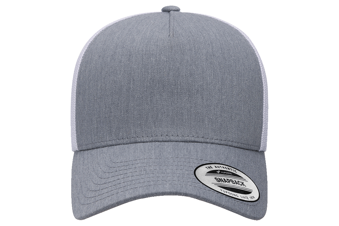 Yupoong 6506T 5-Panel Retro Trucker Hat, Baseball Cap with Mesh Back, 2-Tone Colors - YP Classics®