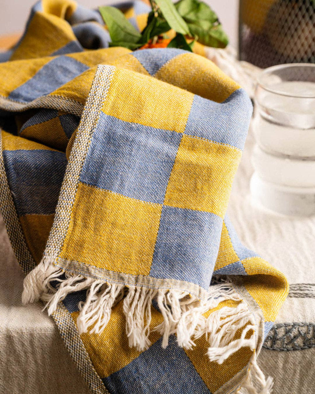 Sardine Hand-Stitched Tea Towel Set