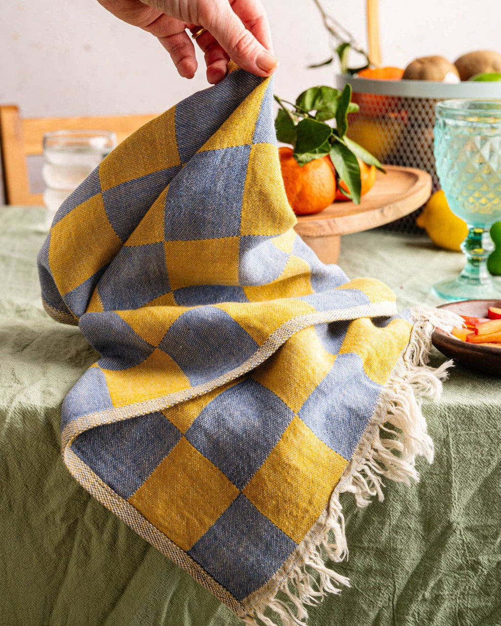 Sardine Hand-Stitched Tea Towel Set