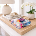 Acrylic Accent Bowl, Aura Color Burst