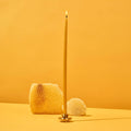 Hand-Dipped 100% Pure Beeswax Slim Taper Candles (Pack of 7)