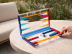 Modern Acrylic Backgammon Set