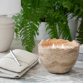 Andesite & Travertine Stone Palo Santo Candle Bowl