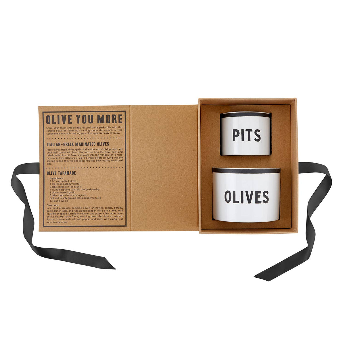 Olive + Pit Bowls Book Box