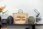 Hand-Embroidered PGS French Market Basket
