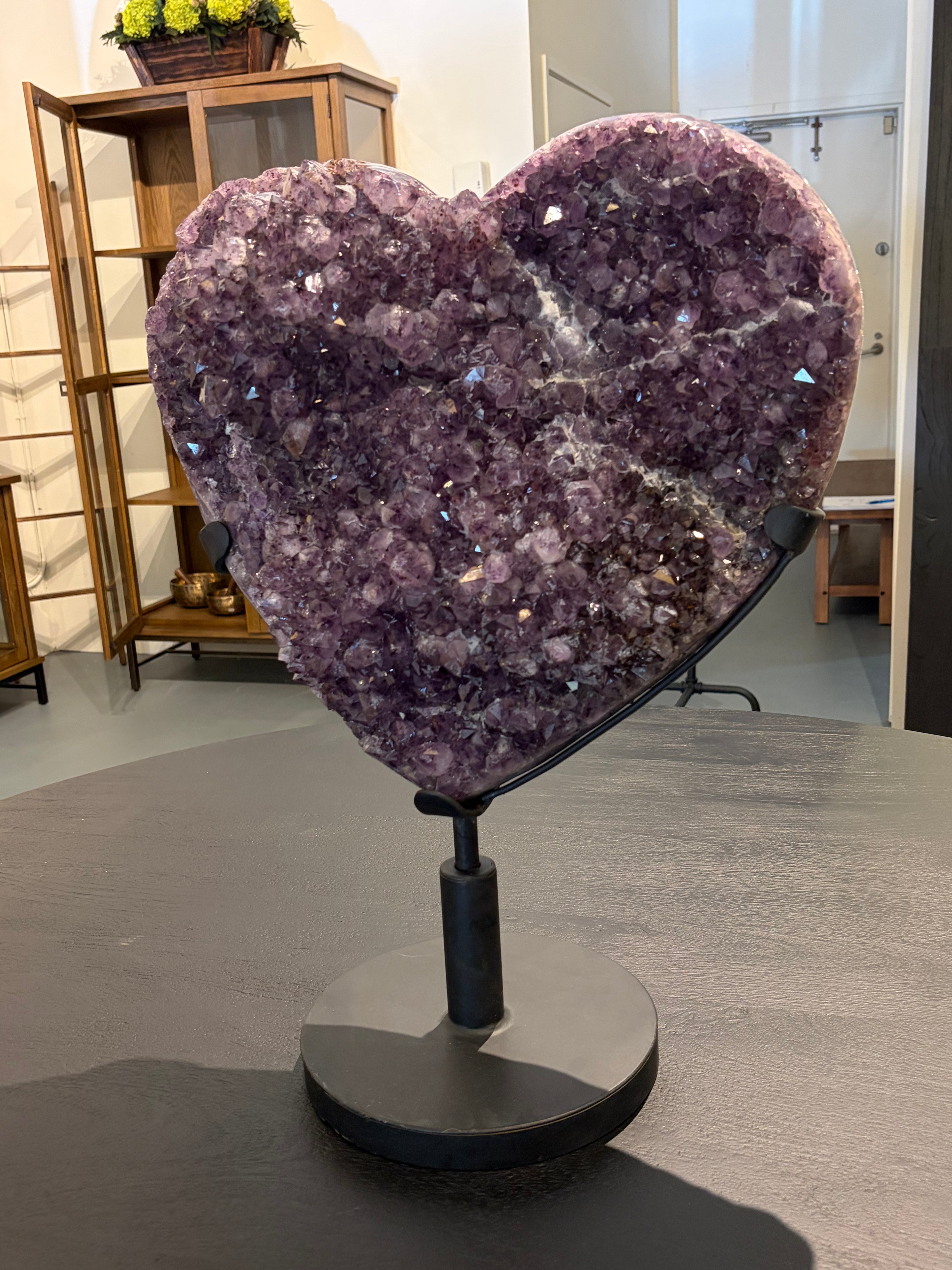 Extra Large Amethyst Heart