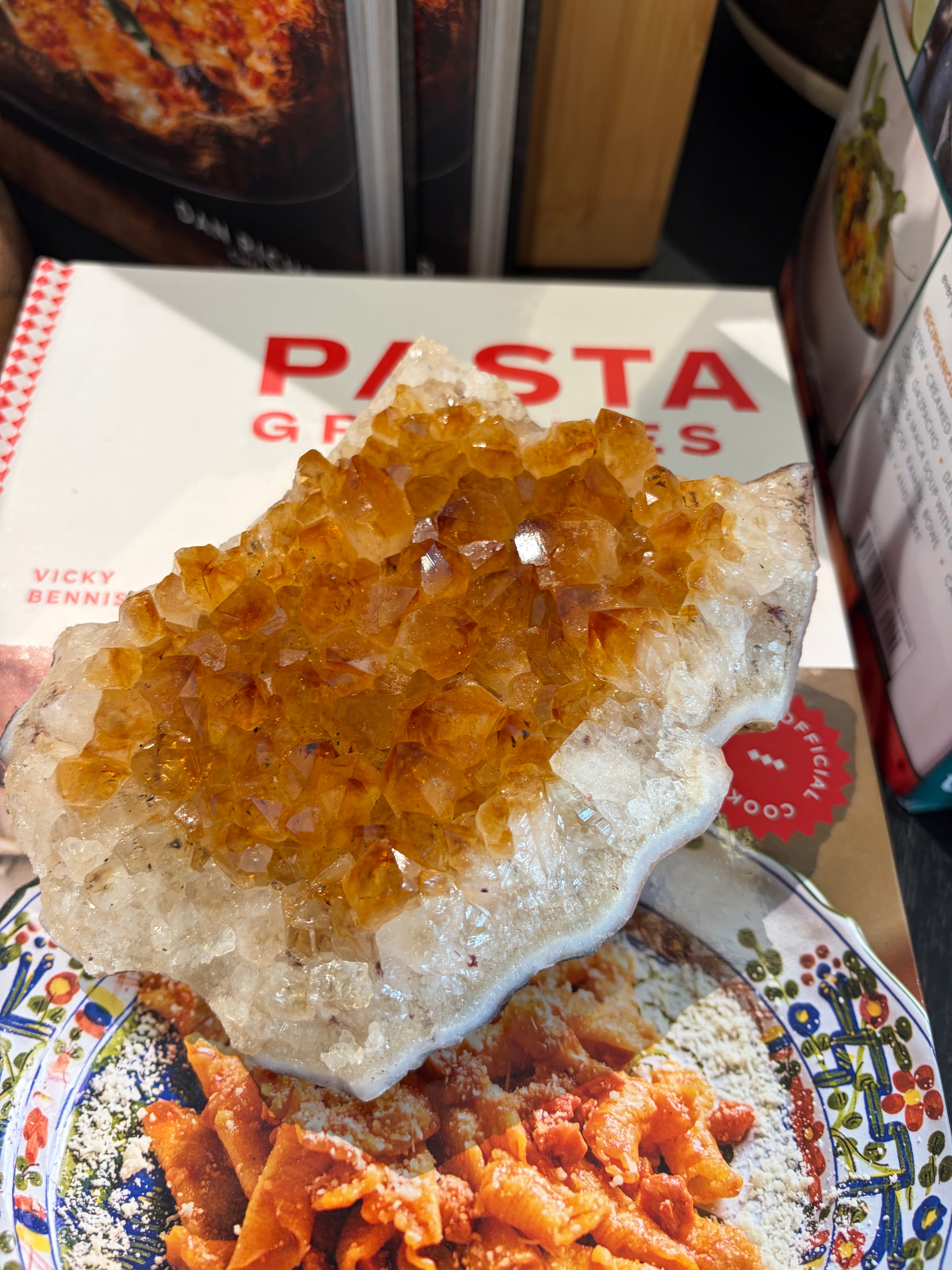 citrine cluster small