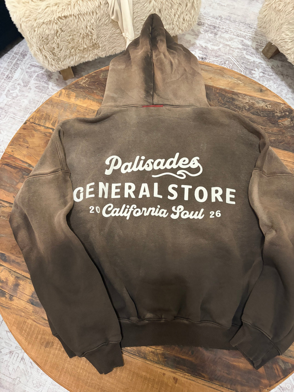 Palisades Edition Oversized Vintage Fleece Hoodie