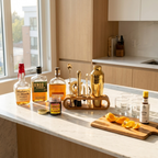 Kiyo Home 10-Piece Cocktail Bar Tool Set with Bamboo Stand