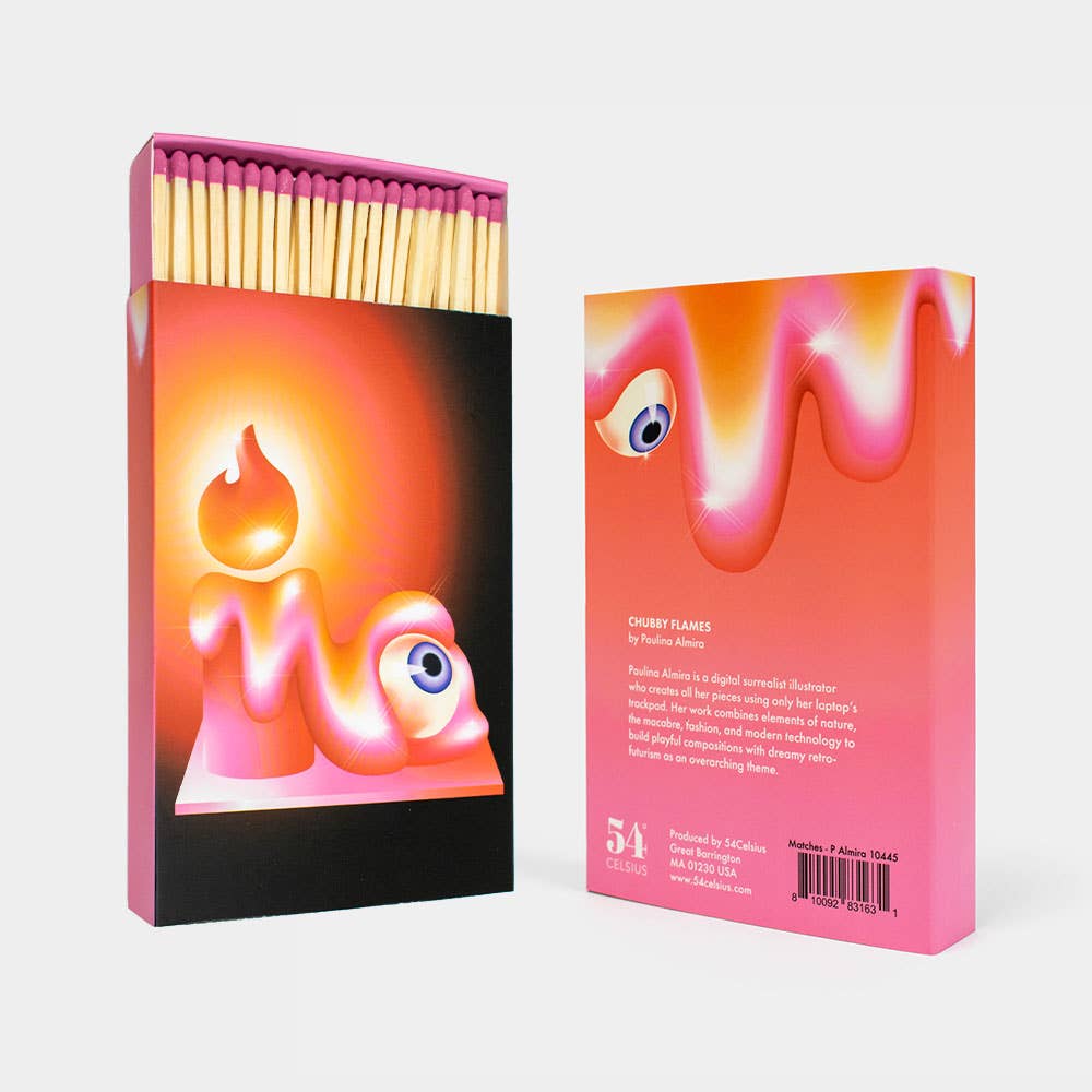 Paulina Almira Art Extra-Long Safety Matches (55 Count)