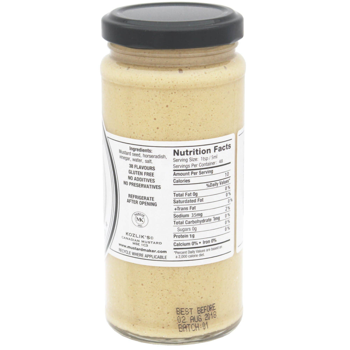 Hot White Horseradish Spicy Mustard