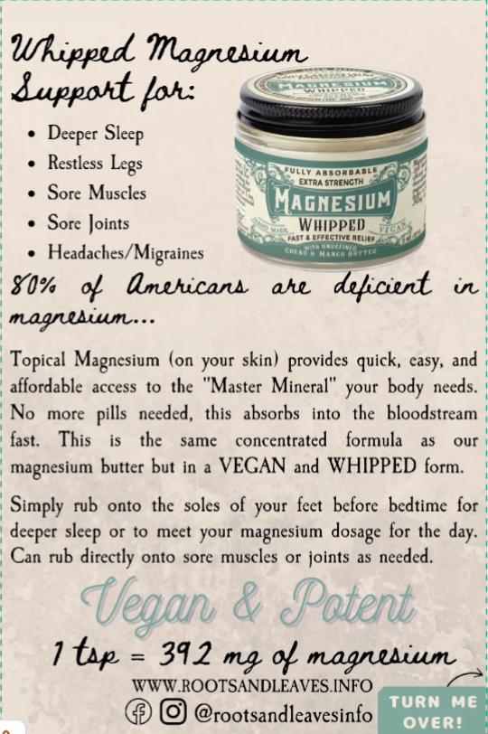 Plant-Based Whipped Magnesium Body Butter
