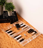 Modern Acrylic Backgammon Set