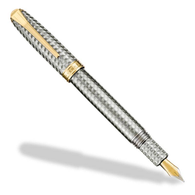 True Writer® 20th Anniversary Guilloche Herringbone Fountain Pen