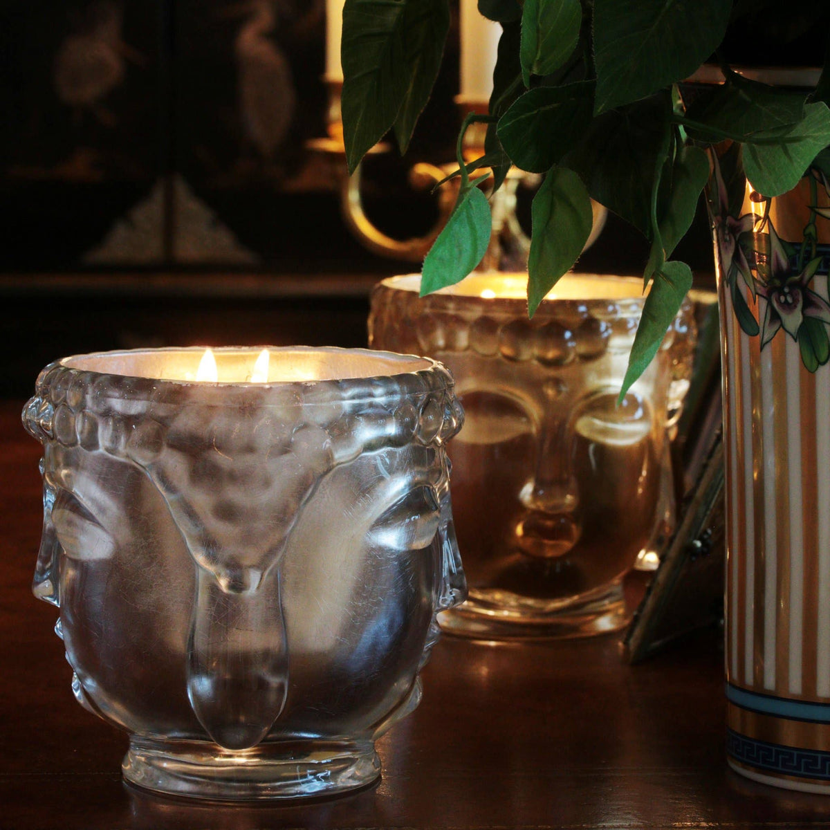 Silver Buddha Peony & Ginger Candle
