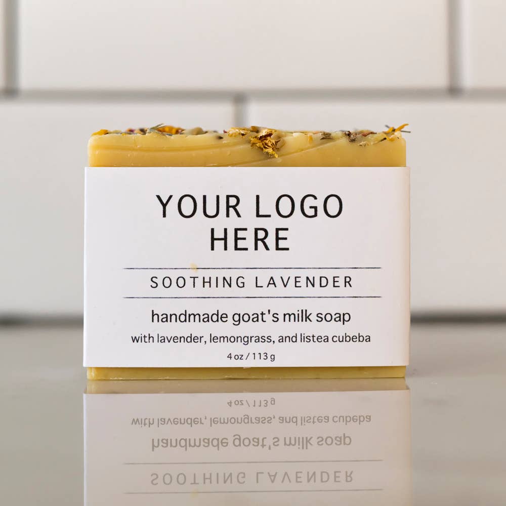 Private Label Goats Milk Soap Style 2 - with your logo!: Seaside Bay