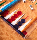 Modern Acrylic Backgammon Set